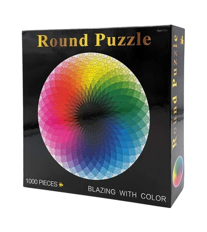 Round Puzzle - Rainbow Circle (1000 Pieces)