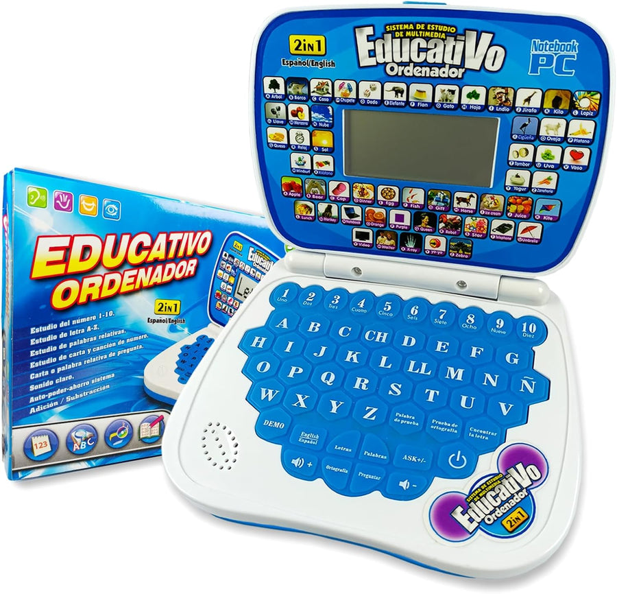 Kids Educational Laptop Toy Kids Laptop Kids Notebook Study Game...