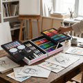 Art Set in Aluminium Carry Case | Complete Art & Drawing Kit