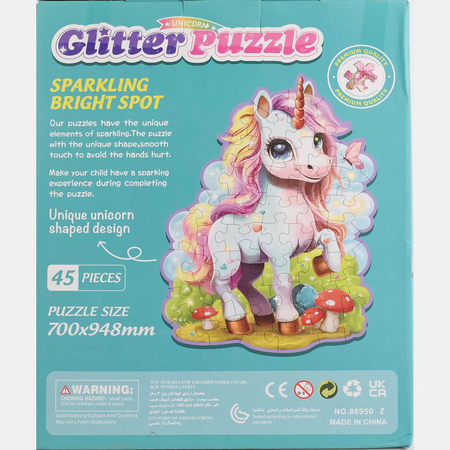 Character Glitter Puzzle 45Pcs