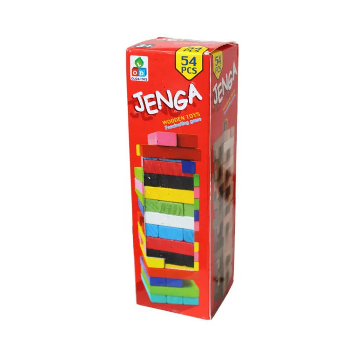 Jenga Wooden Toy 54 Pcs